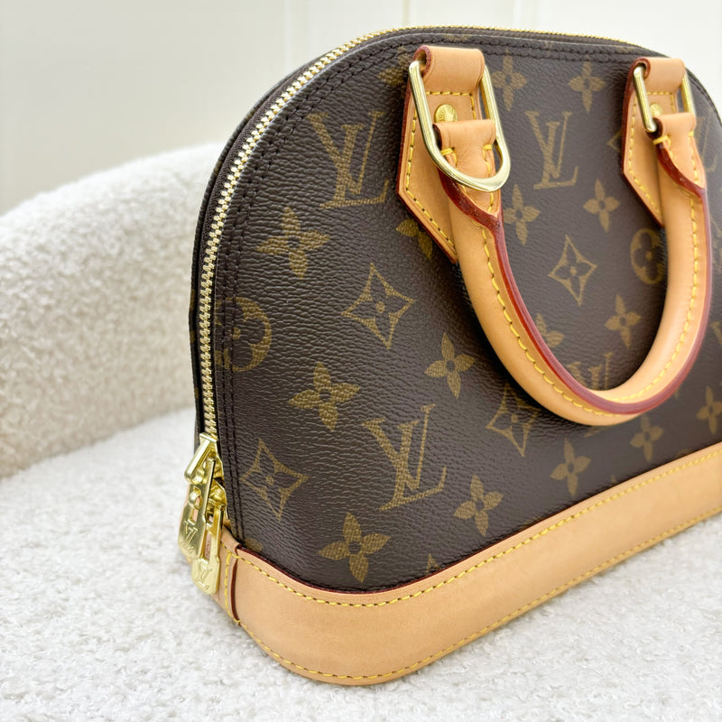 LV Alma BB in Monogram Canvas and GHW