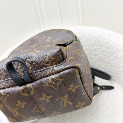 LV Palm Springs Mini Backpack in Monogram Canvas and GHW