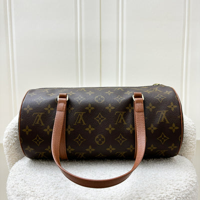 LV Vintage Papillon 30 Top Handle Bag in Monogram Canvas and GHW