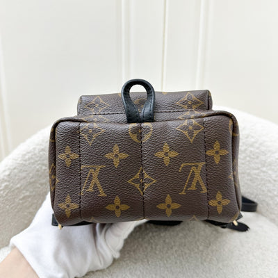 LV Palm Springs Mini Backpack in Monogram Canvas and GHW