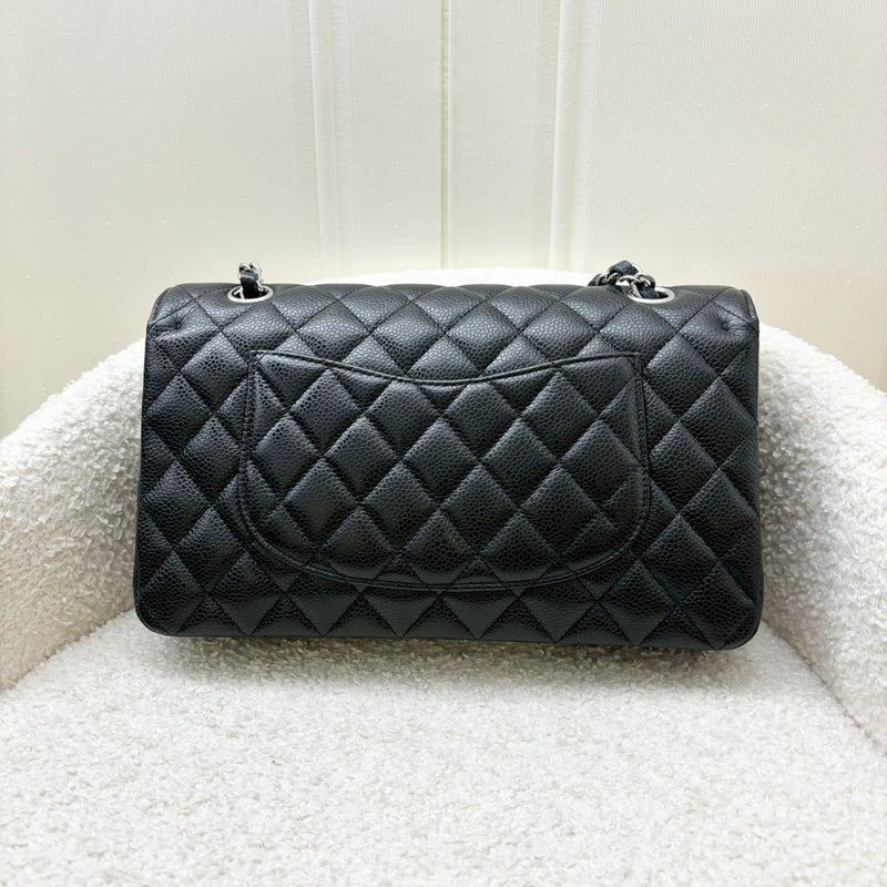 Chanel Medium Classic Flap CF in Black Caviar and SHW