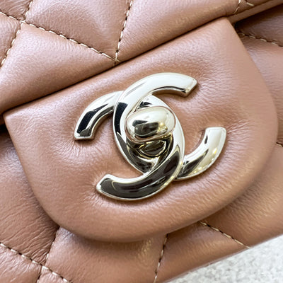 Chanel Classic Square Mini in 22S Caramel Lambskin and LGHW