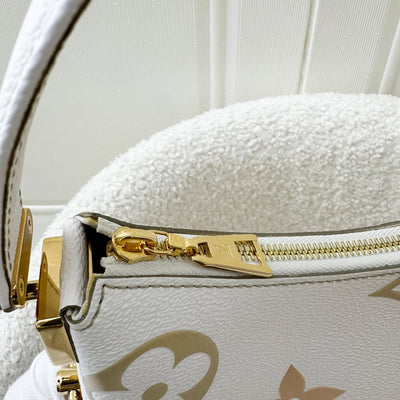 Louis Vuitton LV Marshmallow Bag in Cream Ombre Coated Canvas and GHW