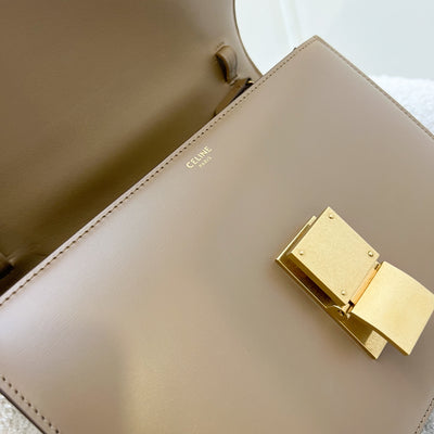 Celine Medium Classic Bag in Caramel Box Calfskin AGHW