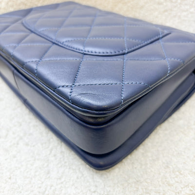 Chanel Trendy CC Small Flap in Dark Blue Lambskin and LGHW