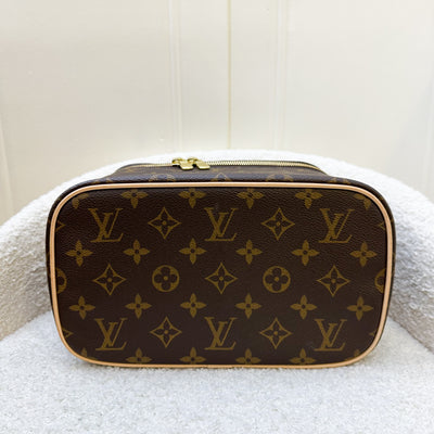 LV Nice BB Toiletry Pouch in Monogram Canvas GHW