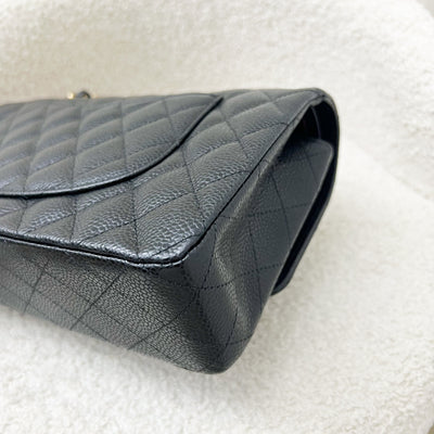 Chanel Medium Classic Flap CF in Black Caviar and GHW