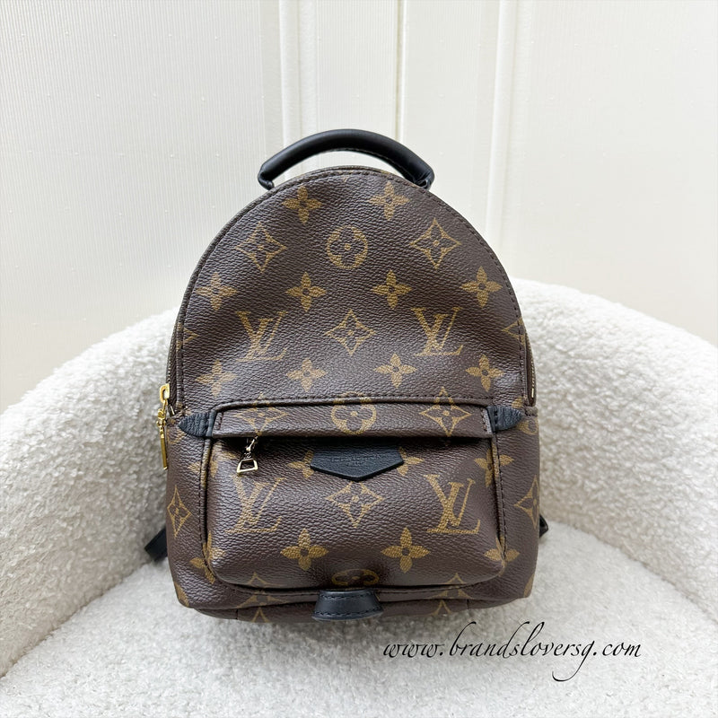 LV Palm Springs Mini Backpack in Monogram Canvas and GHW