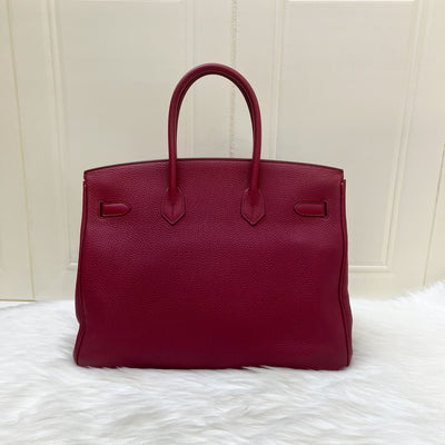 Hermes Birkin 35 in Rubis Togo Leather and GHW