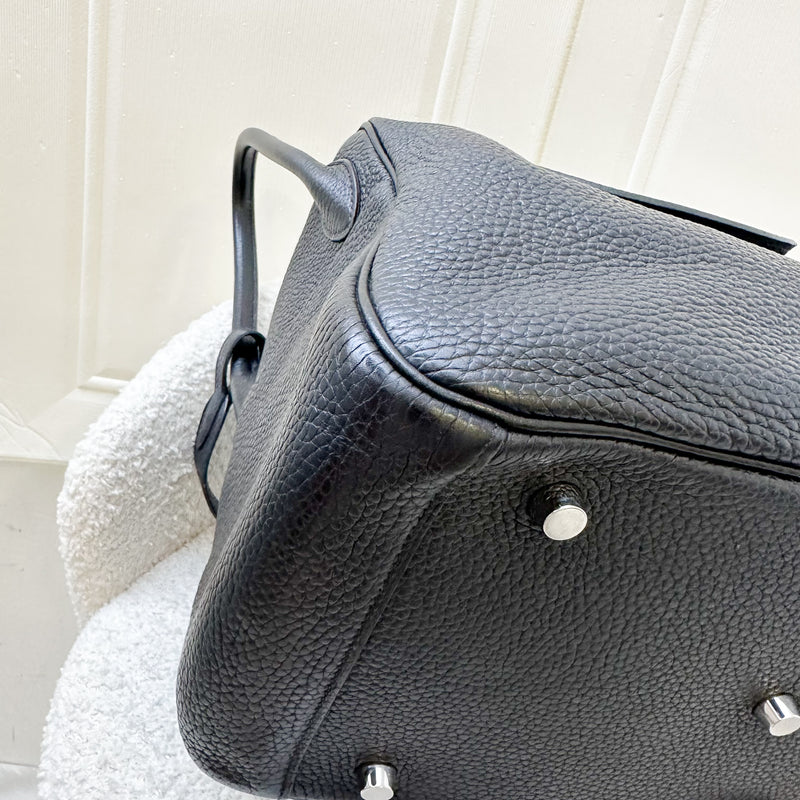 Hermes Lindy 30 in Black Clemence Leather and PHW
