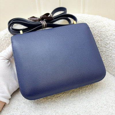 Hermes Constance 18 in Bleu Saphir Epsom Leather and GHW