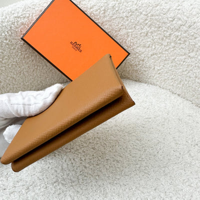 Hermes Calvi Duo in Gold Epsom Leather and PHW