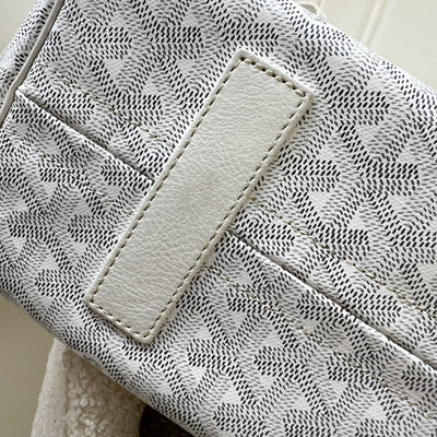 Goyard Rouette Souple PM in Blanc White Signature Canvas