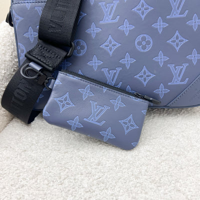 LV DUO Navy Messenger Bag in Monogram Canvas BHW