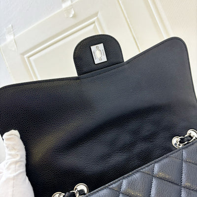 Chanel Jumbo Classic Flap SF in Black Caviar and SHW