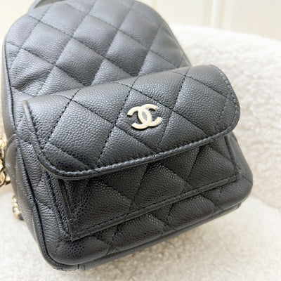 Chanel 24C Mini Backpack in Black Caviar and GHW