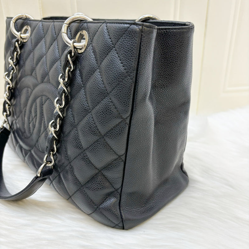 Chanel Grand Shopping Tote GST in Black Caviar and SHW