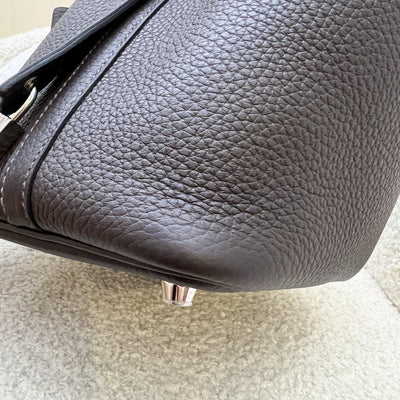 Hermes Picotin 18 in Macassar (Very Dark Brown) Clemence Leather and PHW