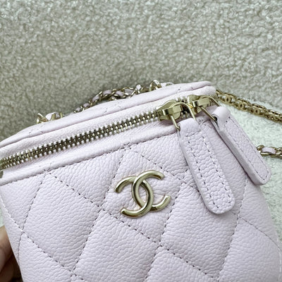 Chanel 22S Mini Vanity in Pink Caviar and LGHW