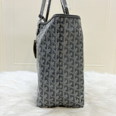 Goyard Saint Louis PM Tote in Gris Grey Goyardine Canvas