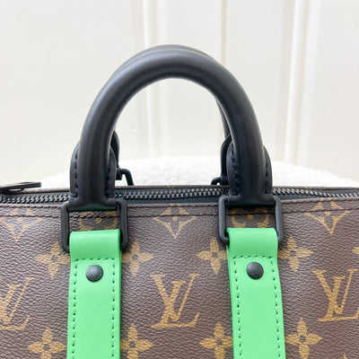 LV Macassar Keepall 25 in Monogram Canvas and Black HW