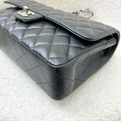 Chanel Medium Classic Flap CF in Black Caviar and SHW