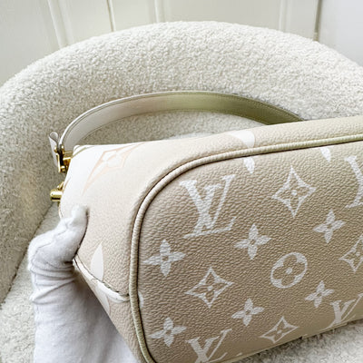 Louis Vuitton LV Marshmallow Bag in Cream Ombre Coated Canvas and GHW