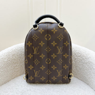 LV Palm Springs Mini Backpack in Monogram Canvas and GHW