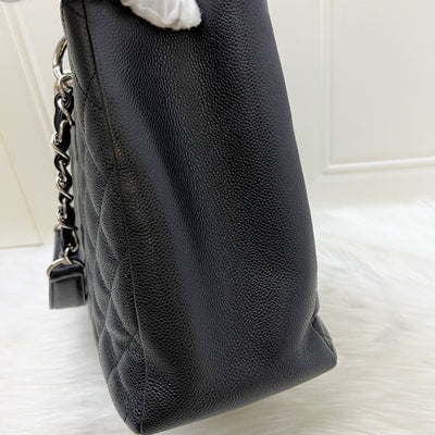 Chanel Grand Shopping Tote GST in Black Caviar and SHW