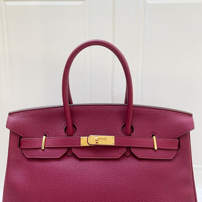 Hermes Birkin 35 in Rubis Togo Leather and GHW