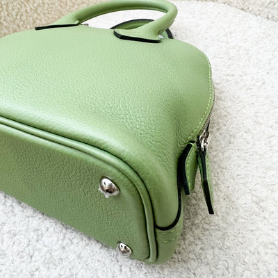 Hermes Mini Bolide in Vert Criquet Evercolor Leather and PHW