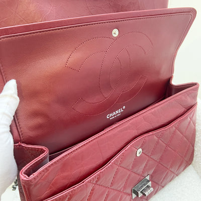 Chanel 2.55 Reissue 227 Maxi Flap in Red Distressed Calfskin and RHW