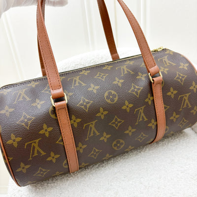 LV Vintage Papillon 30 Top Handle Bag in Monogram Canvas and GHW