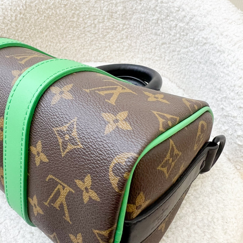 LV Macassar Keepall 25 in Monogram Canvas and Black HW