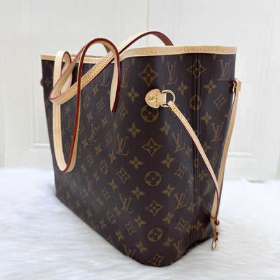 LV Neverfull MM in Monogram Canvas and GHW