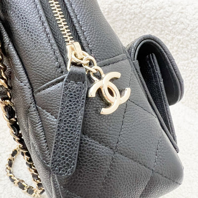 Chanel 24C Mini Backpack in Black Caviar and GHW