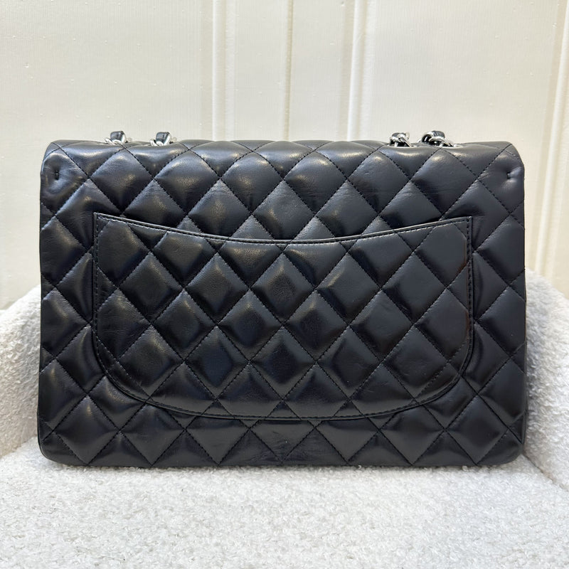 Chanel Jumbo Single Flap SF in Black Lambskin and SHW