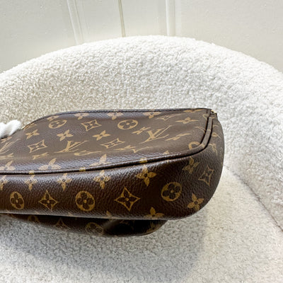 LV Multi Pochette Accessoires MPA in Monogram Canvas, Khaki Strap and GHW (No Round Pouch)