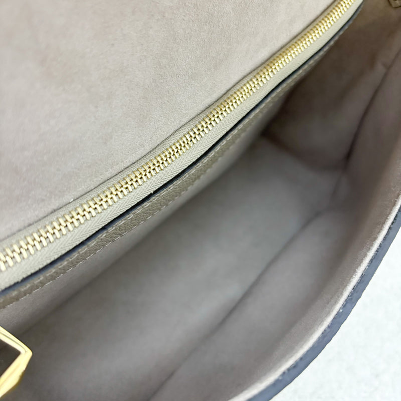 LV Diane PM in Tourterelle (Grey) / Creme Giant Monogram Empreinte Leather and GHW