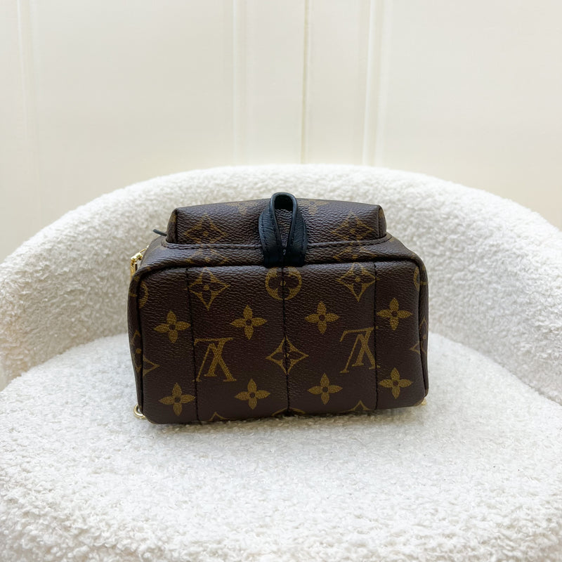 LV Palm Springs Mini Backpack in Monogram Canvas and GHW