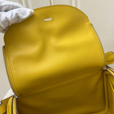 Hermes Lindy 26 in Sun Yellow Evercolor Leather and PHW