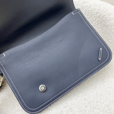 Dior Wristlet in Black Grained Leather and SHW