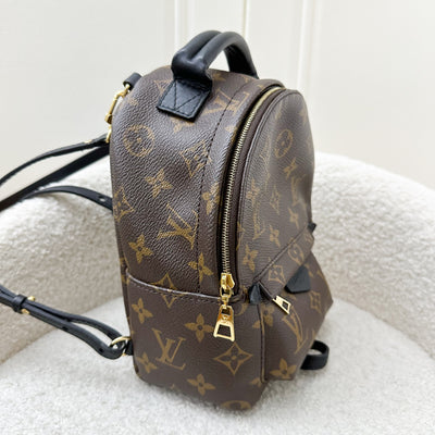 LV Palm Springs Mini Backpack in Monogram Canvas and GHW