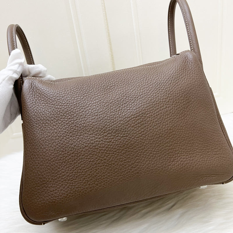 Hermes Lindy 30 in Etoupe Clemence Leather and PHW