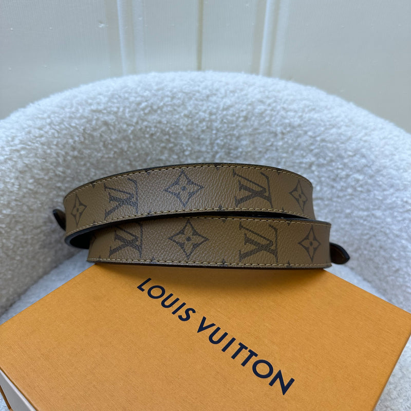 LV Strap in Reverse Monogram Canvas GHW