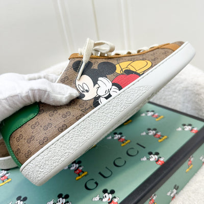 Gucci Disney x Gucci Ace Low Mickey Mouse Beige Sneaker Sz 38