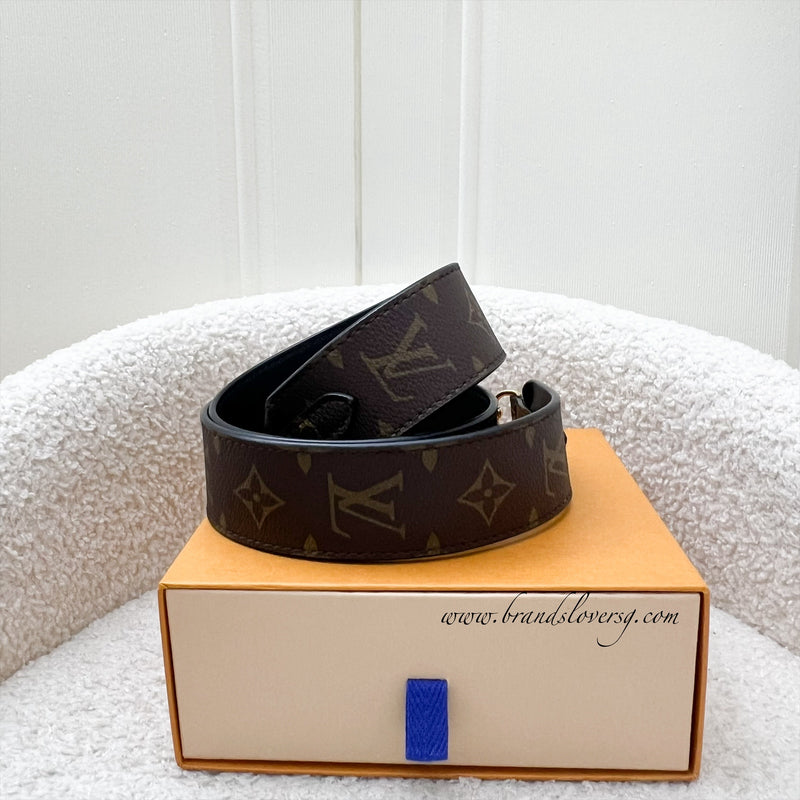 LV Bandoulière Strap in Monogram Canvas and GHW