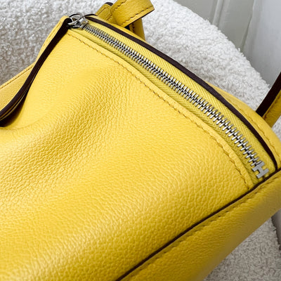 Hermes Lindy 26 in Sun Yellow Evercolor Leather and PHW