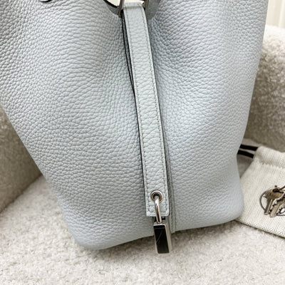 Hermes Picotin 18 in Bleu Pale Clemence Leather and PHW