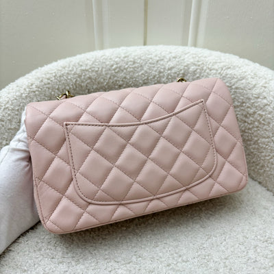 Chanel Mini Rectangle Flap in 23S Pink Lambskin and LGHW